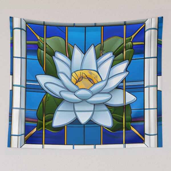 Item preview, Waterlily in Stained Glass Window designed and sold by AuroraSpringer.