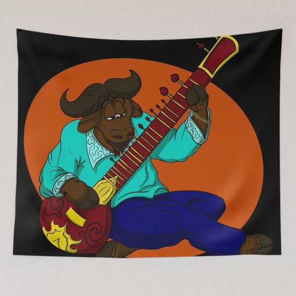 Item preview, Sitars are cool! So are water buffalos! designed and sold by FighterGuy.