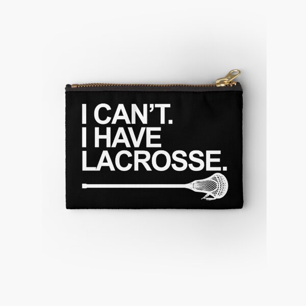 Item preview, I Can't. I Have Lacrosse T- Shirt Design with Lacrosse Stick - White Letters designed and sold by aloffredo.