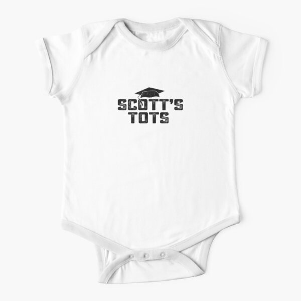 SCOTT'S TOTS Michael Scott The Office NBC TV Show funny gift Short Sleeve Baby One-Piece