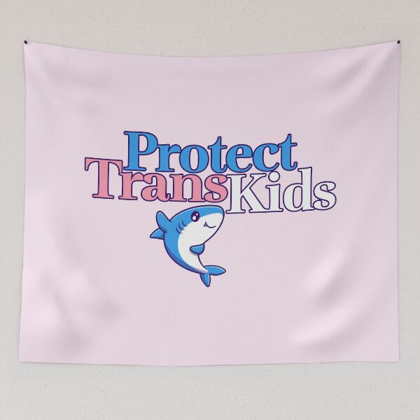 Item preview, Trans Kids - Blahaj 2.0 designed and sold by Thelittlelord.