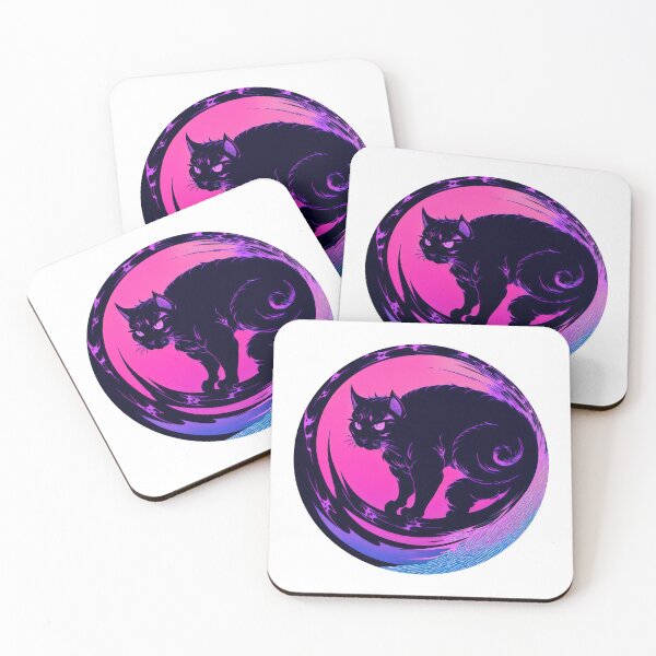Item preview, vaporwave neko 005 designed and sold by assemblylineart.