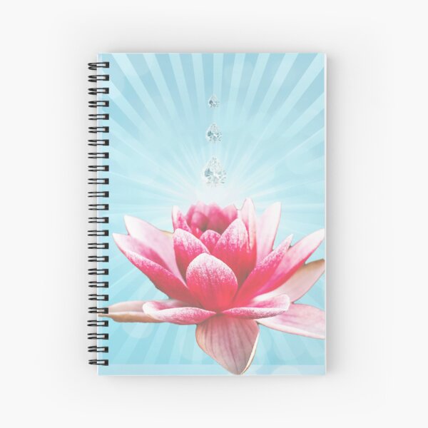 Jewel In The Lotus | Mystic Path Oracle Artwork Spiral Notebook