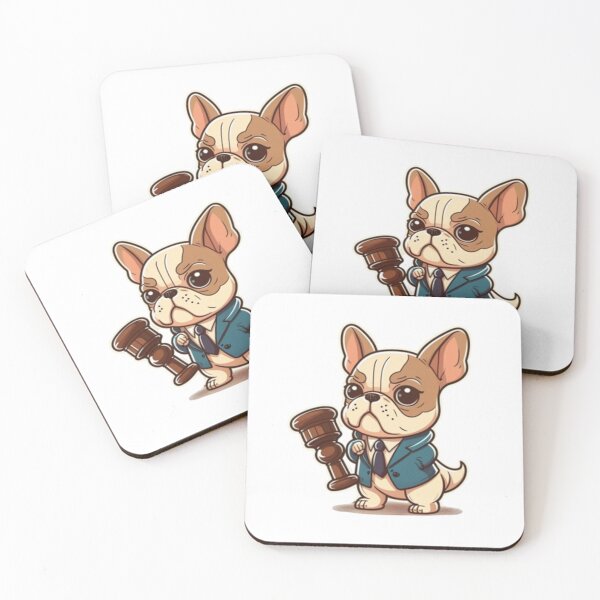 Item preview, Frenchie the Judge French Bulldog  designed and sold by PetsEnough.