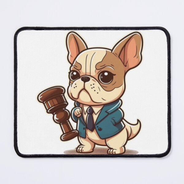 Item preview, Frenchie the Judge French Bulldog  designed and sold by PetsEnough.