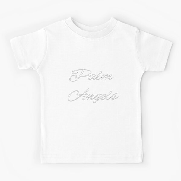 Palm Angels Kids logo-print Cotton-jersey T-Shirt - Boys - Blue Clothing - 12