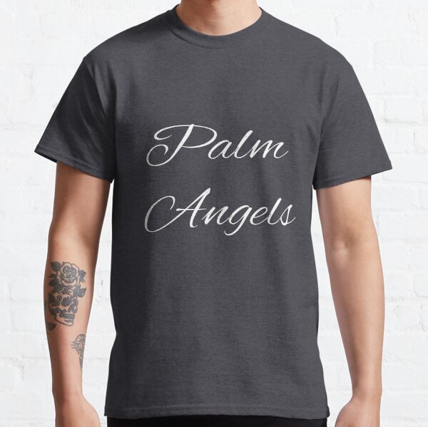 Palm Angels Mock Neck Logo T-Shirt Red/White – Court Order