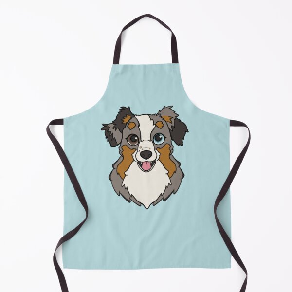 Item preview, Australian Shepherd Head designed and sold by Olivia Bussiere.