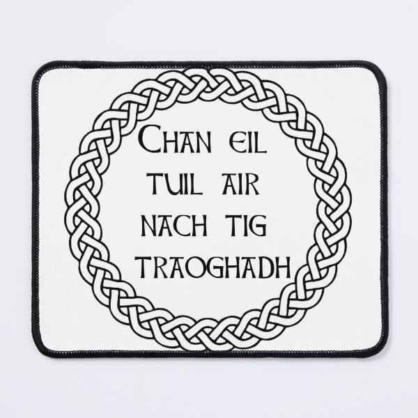 Item preview, Scottish Gaelic Phrase - There isn't a flood which will not subside designed and sold by KyttsyKrafts.