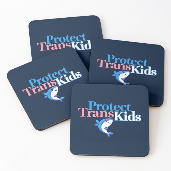 Item preview, Protect Trans Kids - Blahaj 4.0 designed and sold by Thelittlelord.