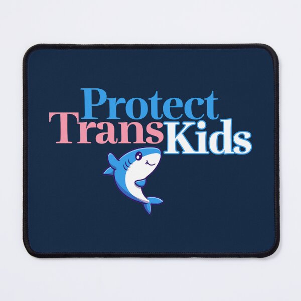 Item preview, Protect Trans Kids - Blahaj 4.0 designed and sold by Thelittlelord.