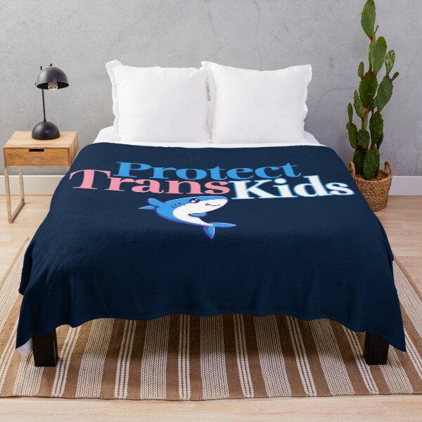 Item preview, Protect Trans Kids - Blahaj 4.0 designed and sold by Thelittlelord.