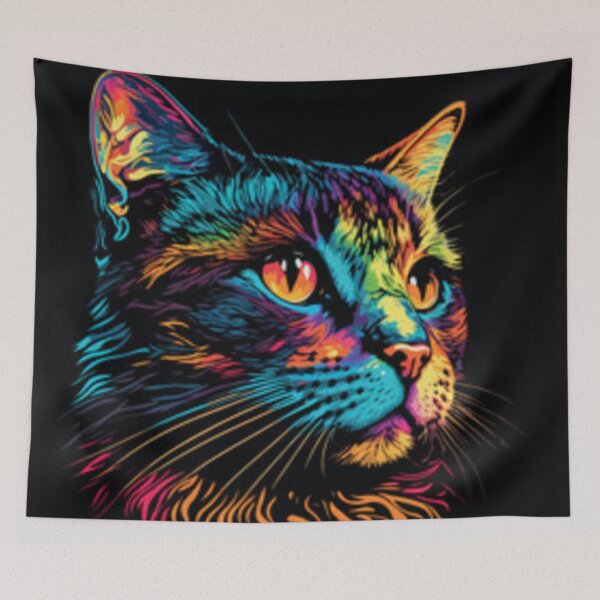 Item preview, Cat Daddy Black Cat Vintage Eighties Style Cat Retro designed and sold by Dbanksdesign.