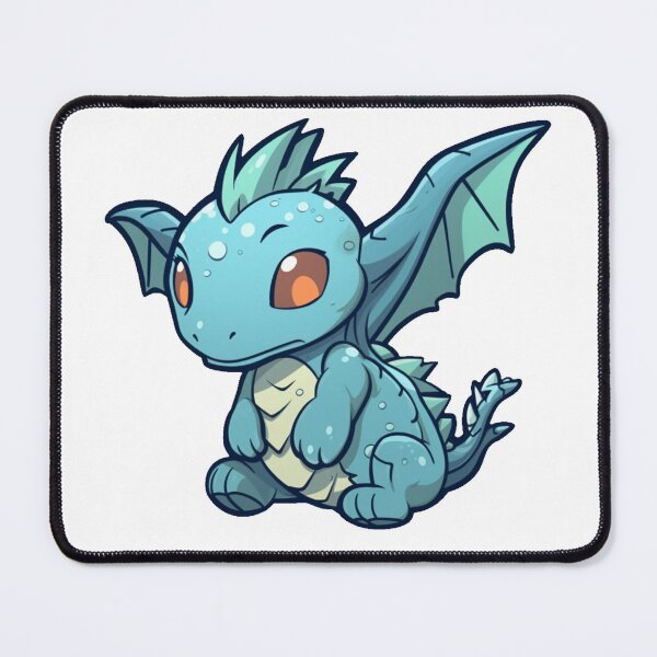 Artikelvorschau, Netter Cyan-Drache entworfen und verkauft von PTiger.