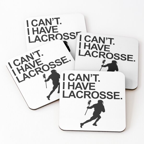 Item preview, I Can't. I Have Lacrosse T- Shirt Design with Lacrosse Player designed and sold by aloffredo.