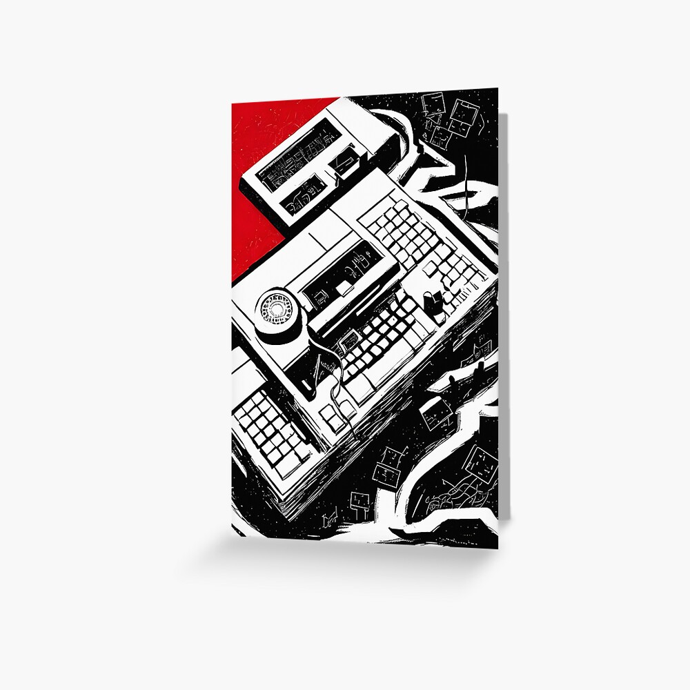 Item preview, Greeting Card designed and sold by StudioDestruct.