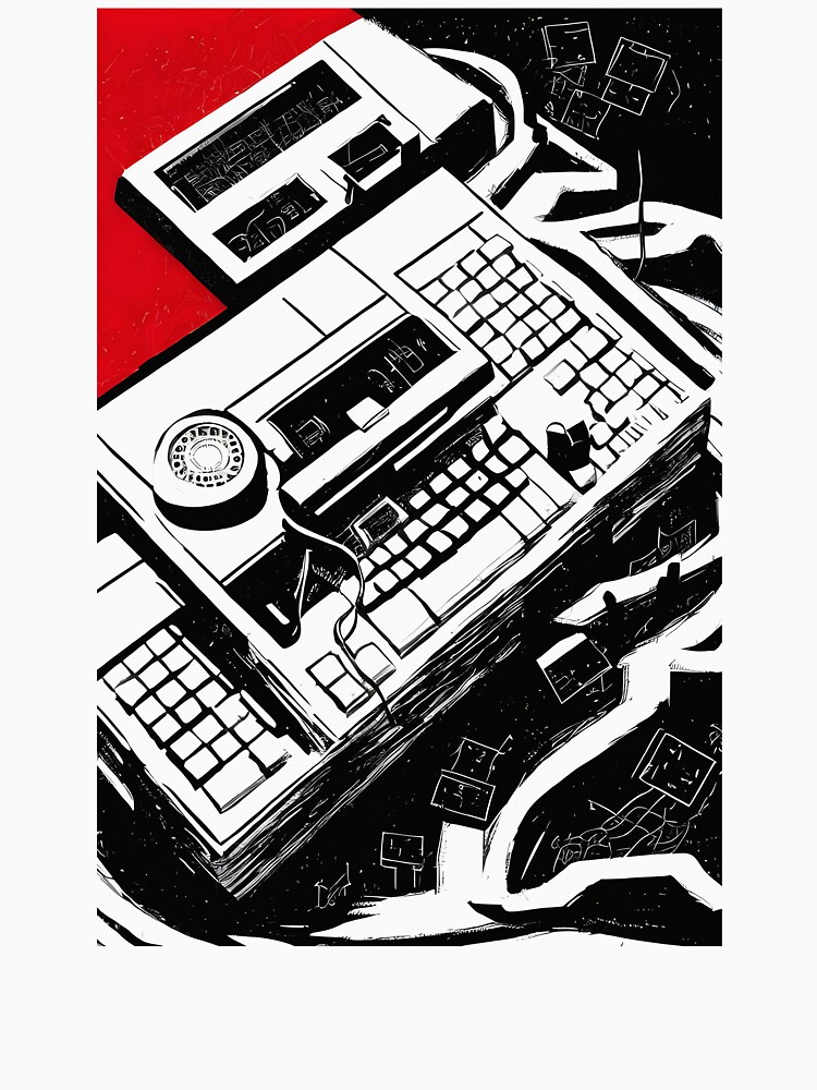 Thumbnail 7 of 7, Classic T-Shirt, The Machine 002 designed and sold by StudioDestruct.