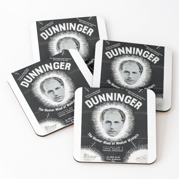 Item preview, Joseph Dunninger 1930s B&W Show Poster | Vintage Mentalist Mastermind Art designed and sold by JakobMichaels92.