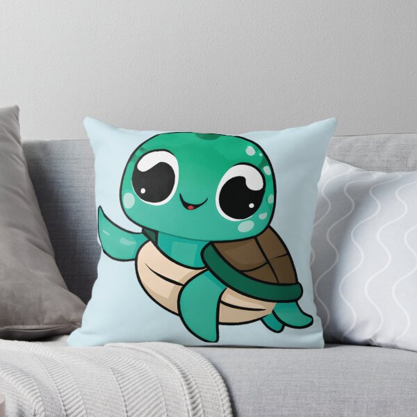 Item preview, Cute Kawaii Sea Turtle: A Playful and Adorable Design designed and sold by NathalieRached.