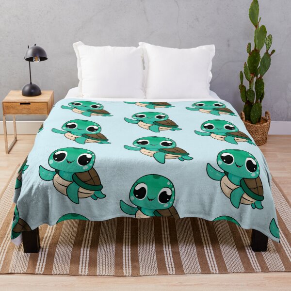 Item preview, Cute Kawaii Sea Turtle: A Playful and Adorable Design designed and sold by NathalieRached.