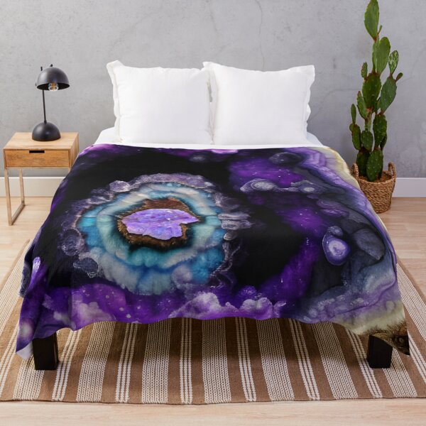 Item preview, Fantasy Geode colorful geology art series designed and sold by Glimmersmith.