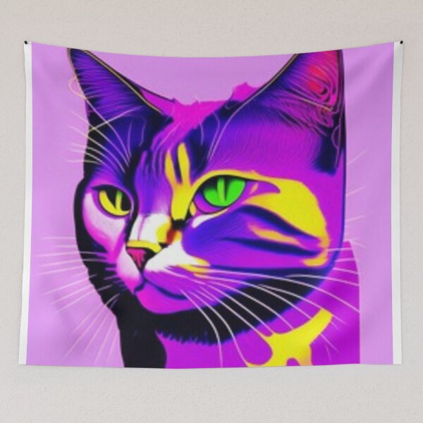 Item preview, Cat Daddy  Cat Vintage Eighties Style Cat Retro designed and sold by Dbanksdesign.