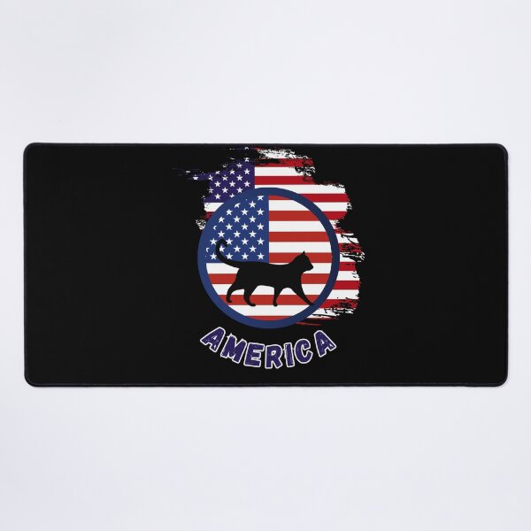 Item preview, USA flag American cat american America Black Cat designed and sold by Erry-ewell.
