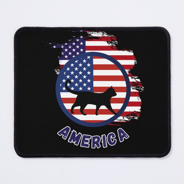 Item preview, USA flag American cat american America Black Cat designed and sold by Erry-ewell.