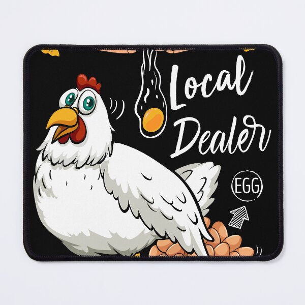 Item preview, Local Egg Dealer Funny Bleached Chicken Lover Farm Farmer,trendy designed and sold by Soufia53.