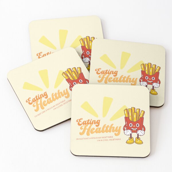 Item preview, Retro Fries - Eating Healthy designed and sold by Birdbrook Academy.