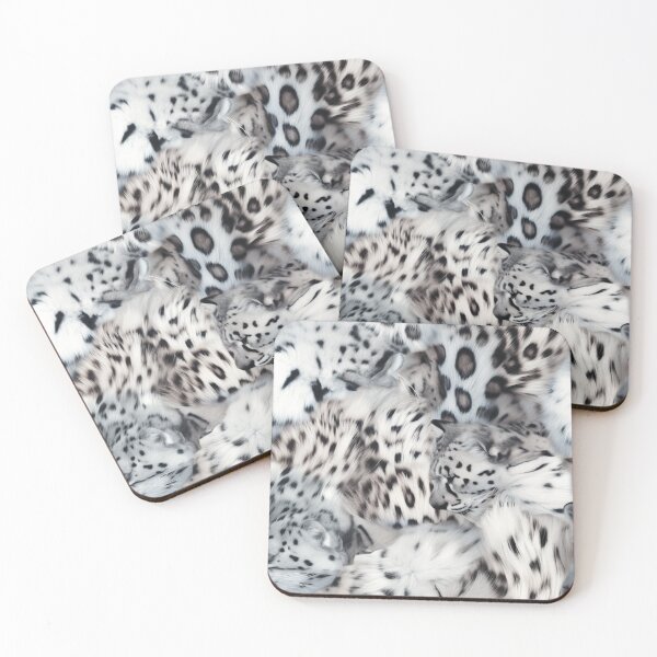 Item preview, Snow Leopard Pattern designed and sold by wildlifezen.