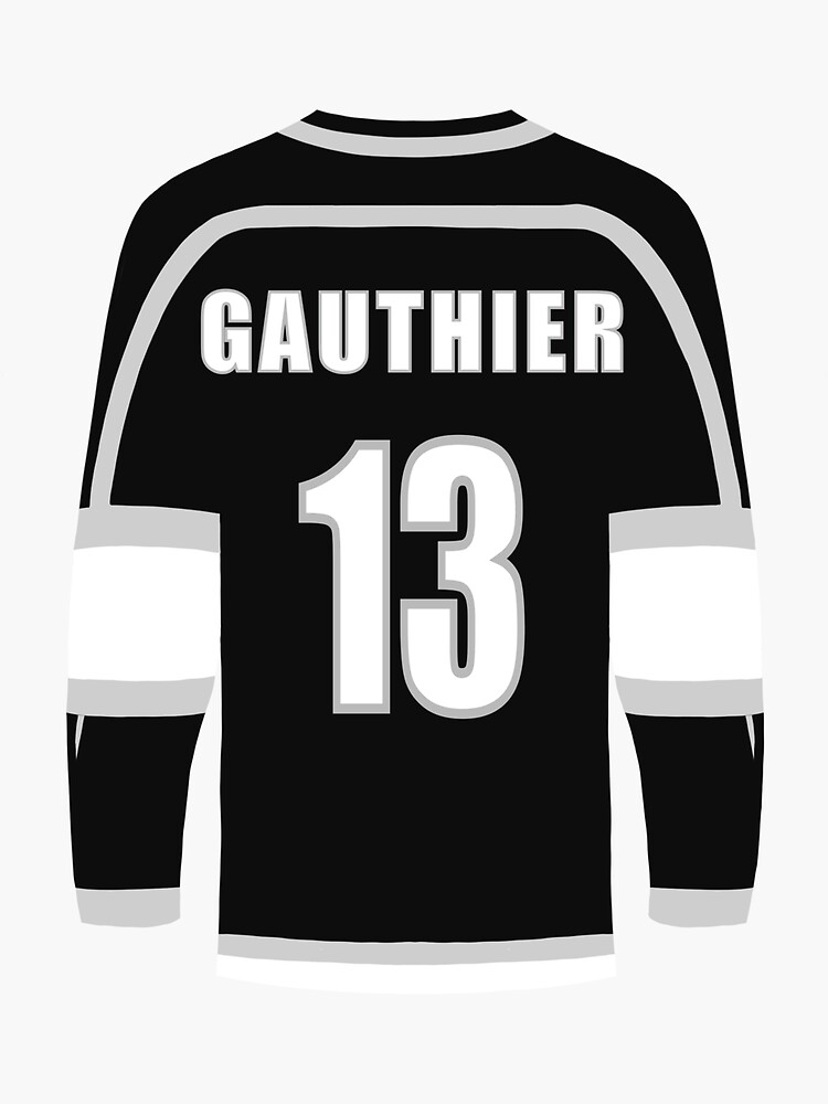 Sebastian Gauthier LA Kings Jersey (Bergman Brothers 6) Sticker for Sale  by BergBros