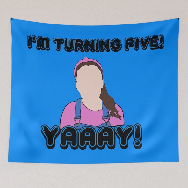 Item preview, Mrs Rachel - 5 five birthday blue designed and sold by LucidTracings.