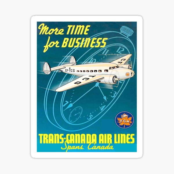 Item preview, TRANS-CANADA  AIR LINES : Vintage Travel  Advertising Print   designed and sold by posterbobs.