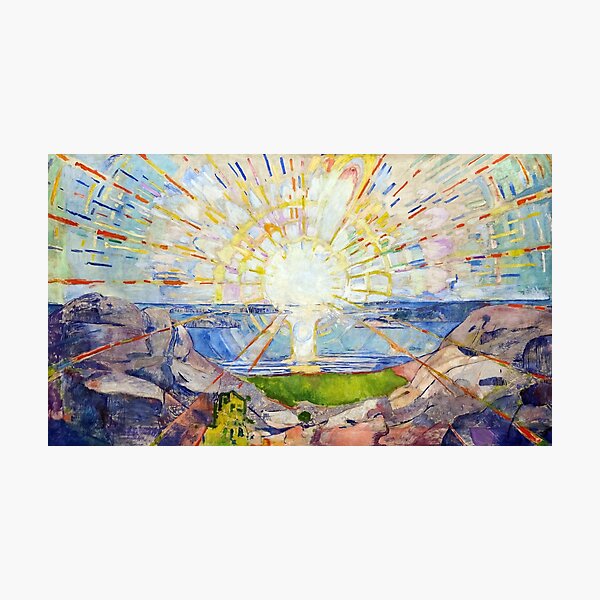 Item preview, Solenintro by Edvard Munch (1913), Vintage designed and sold by Meliara Prints.