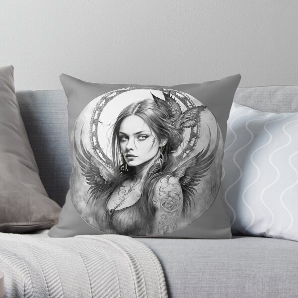 Victorian Goth Throw Pillow for Sale by SynapticOddity