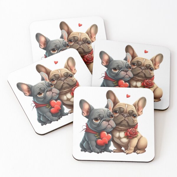Item preview, Frenchies in Love French Bulldog  designed and sold by PetsEnough.