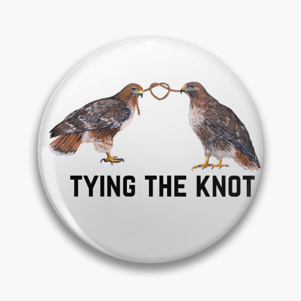 Item preview, Tying the knot, Hawk couple designed and sold by Roy & Tiffany.