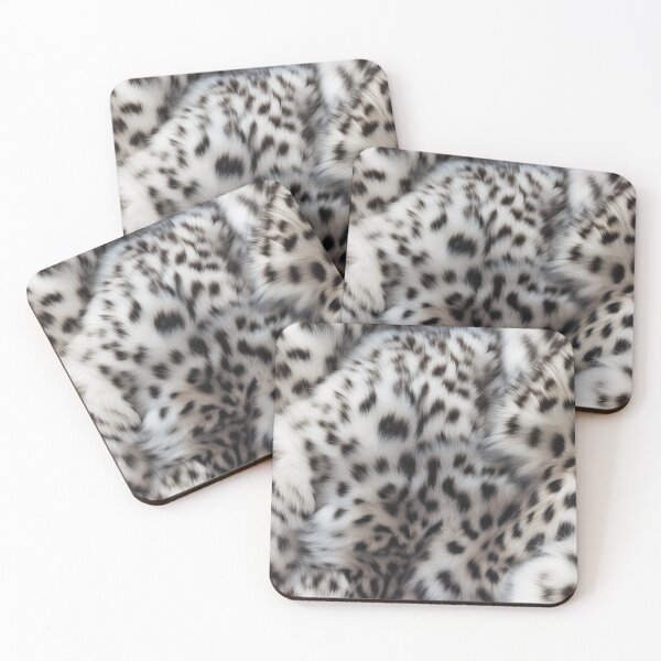 Item preview, Snow Leopard Pattern 2 designed and sold by wildlifezen.