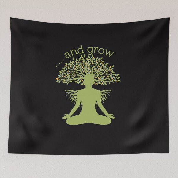 Item preview, ....and Grow through Meditation  designed and sold by RhondaLily.