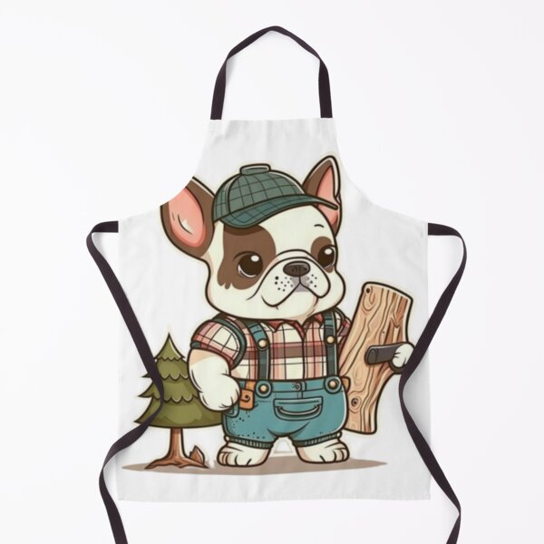 Item preview, Frenchie the Lumberjack French Bulldog designed and sold by PetsEnough.