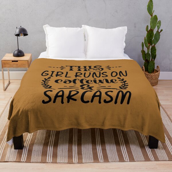 Item preview, this girl runs on caffeine & sarcasm designed and sold by angelescar.