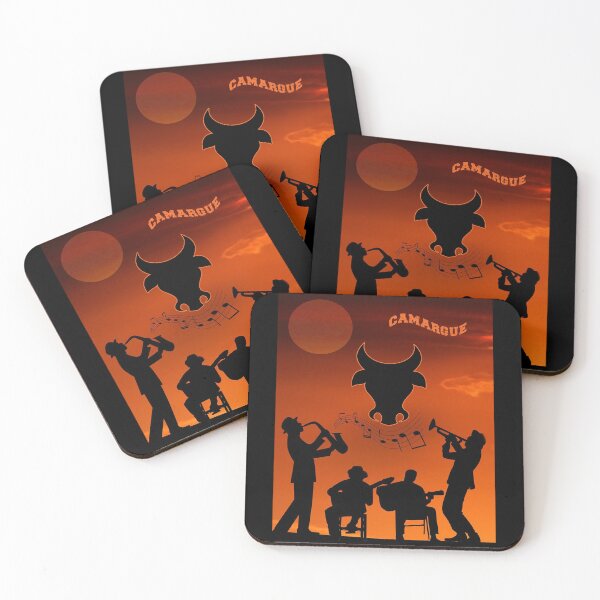 Item preview, Camargue sunset and guitar designed and sold by Artbellachi.