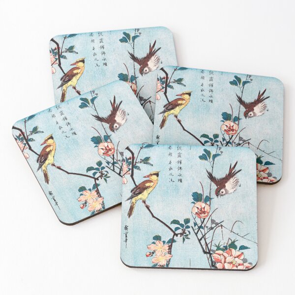 Item preview, Japanese Birds and Flowers by Utagawa Hiroshige (1833) designed and sold by Meliara Prints.