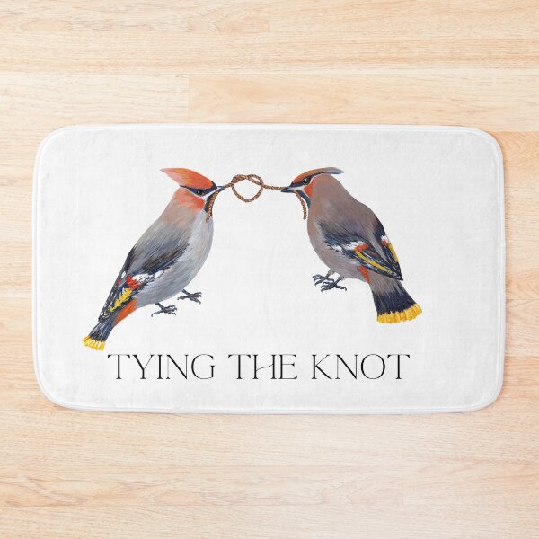 Item preview, Tying the knot, Waxwing couple designed and sold by Roy & Tiffany.