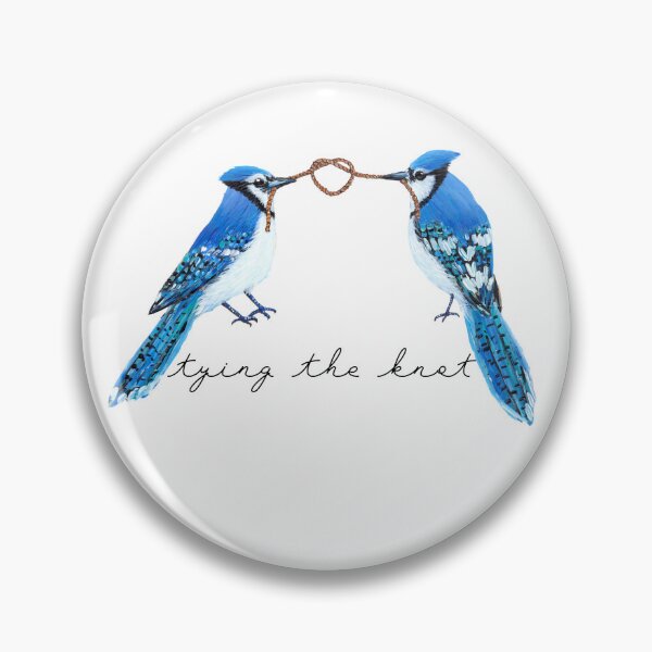 Item preview, Tying The Knot, Blue Jay Couple designed and sold by Roy & Tiffany.