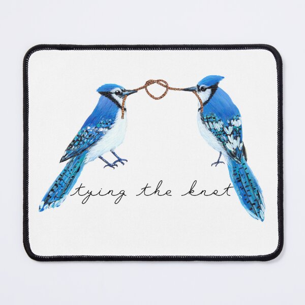 Item preview, Tying The Knot, Blue Jay Couple designed and sold by Roy & Tiffany.