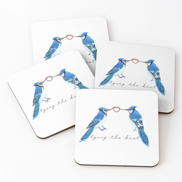 Item preview, Tying The Knot, Blue Jay Couple designed and sold by Roy & Tiffany.