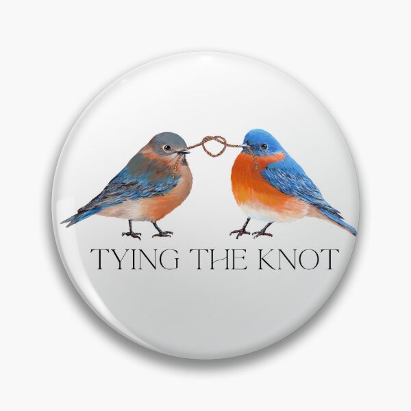 Item preview, Copy of Tying The Knot, Bluebird Couple designed and sold by Roy & Tiffany.