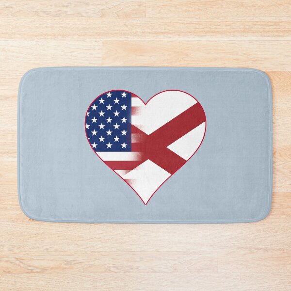 Item preview, State of Alabama Flag and American Flag Fusion Design designed and sold by Gsallicat.
